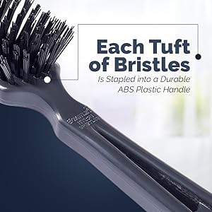 Stanley Commander for Her Hairbrush – Detangling Brush for Wet or Dry Hair – Nylon Bristles Reduce Frizz – Scalp Massager Hair Brush for Thick, Thin, Curly, Straight Hair (Black)