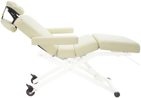 SKINACT Cleo Electric Spa Treatment Table, Facial Massage Bed ADA Compliant (Beige)