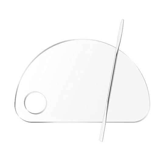 Set of 2 Semicircle Acrylic Makeup Palette