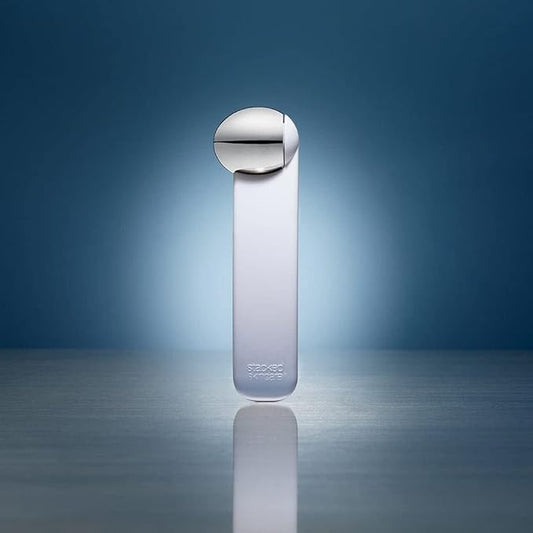 StackedSkincare Ice Roller for Face and Eyes - Stainless Steel Facial Ice Roller for Puffiness, Undereye Bags, Redness, Skin Cooling, and Lymphatic Drainage Massage - Face Roller for Women and Men