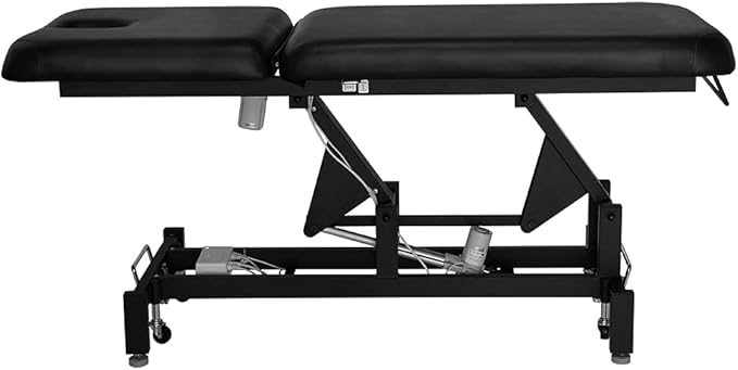 SKINACT Bliss Electric Spa Facial Treatment Table for Medical spa (Black)