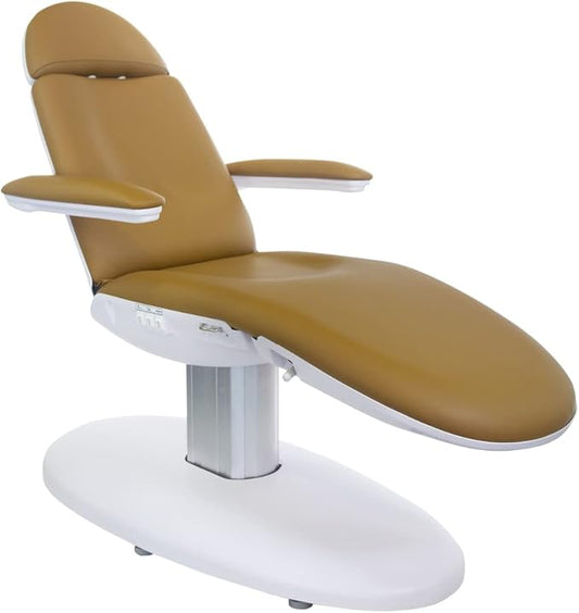 SKINACT Venus Camel Orange Electric Medical Spa Treatment Table/Chair with Free Hand Remote Control