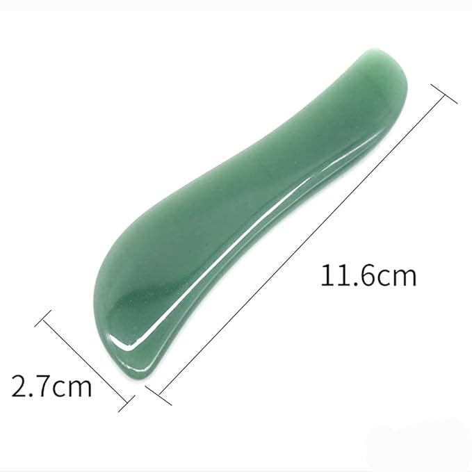 Gua Sha Facials Tools for Back Massage Tools Board Natural Jade Stone for SPA Acupuncture Therapy Trigger Point Treatment