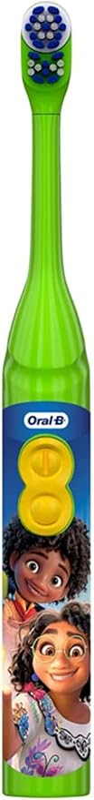 Oral-B Kid's Battery Toothbrush Featuring Disney's Encanto, Soft Bristles, for Kids 3+ (Pack of 2)
