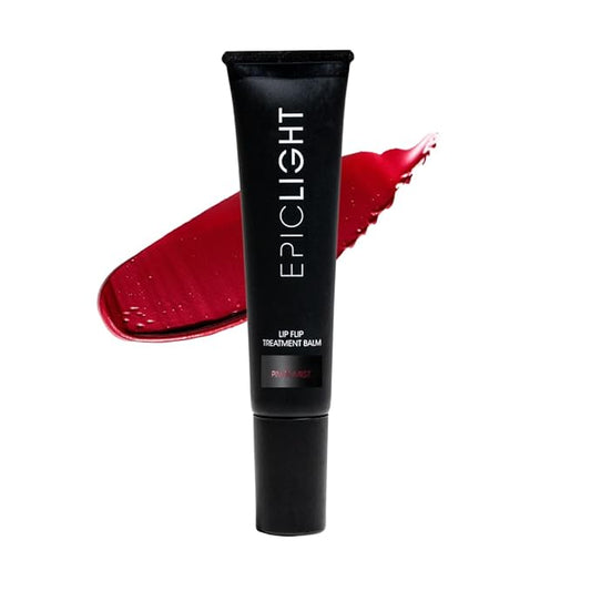EpicLight Lip Flip Tints Treatment Balm Tube - Lip Balm and Plumper - Peptide Treatment for Lips Volume & Hydration - Plump and Moisturize Lips - Paraben & Sulfate-free, Non-Toxic Makeup (Pinot Mist)
