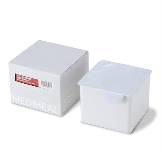 (Only Refill) MEDIHEAL Phyto Enzyme Peeling Pad - Vegan Face Resurfacing Gauze Pads with LHA & Papaya Enzym - Pore Tightening Pads to Control Sebum - Exfoliating Pads for Dead Skin Cells, 90 Pads