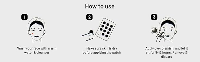 Celavi Acne Spot Treatment Hydrocolloid Patch (Acne Treatment, 60 Count)