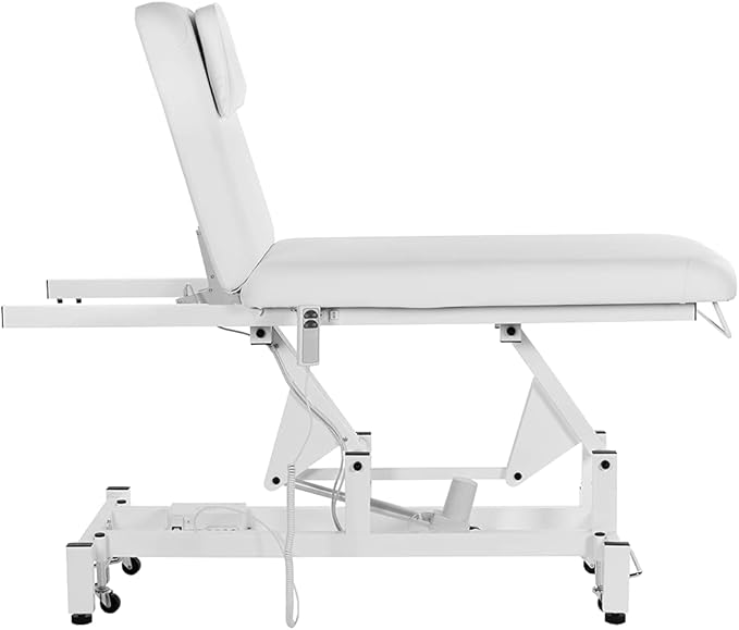 SKINACT Bliss Electric Spa Facial Treatment Table for Medical spa (White)