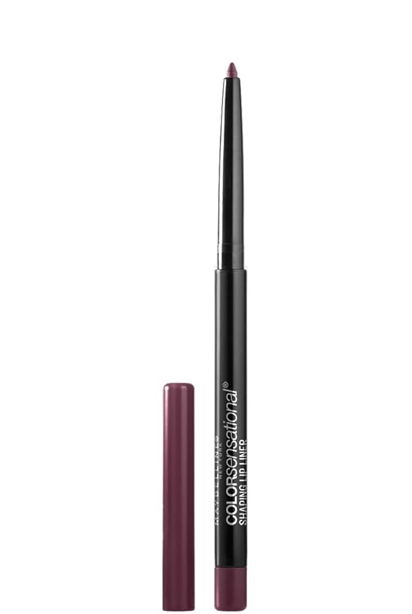 Maybelline Color Sensational Shaping Lip Liner with Self-Sharpening Tip, Rich Wine, Wine Red, 1 Count