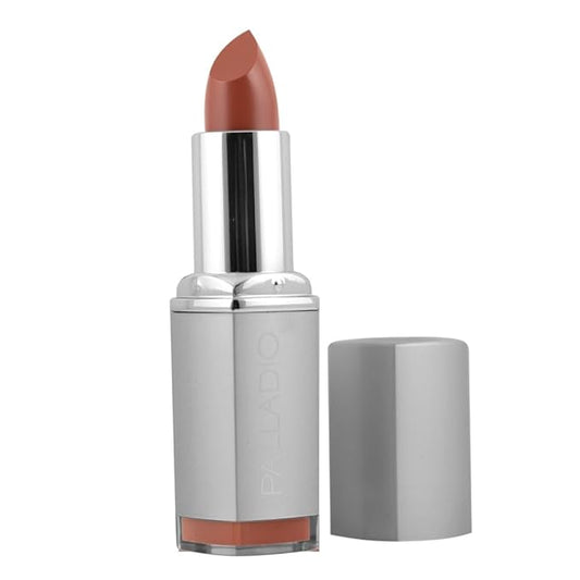 Palladio Herbal Lipstick, Rich Pigmented and Creamy Lip Color, Infused with Safflower, Ginseng, Ginkgo Biloba, Camellia and Aloe, Prevents Lips from Drying, Combats Fine Lines, Long Lasting, Brownie