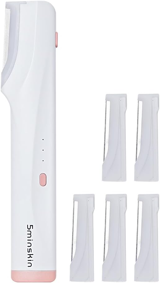 Electric Dermaplaning Tool for Face - Professional Exfoliation and Peach Fuzz Removal | Painless Facial Hair Remover for Smooth, Radiant Skin