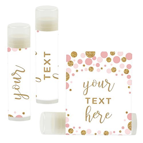 Andaz Press Personalized Lip Balm Party Glitter