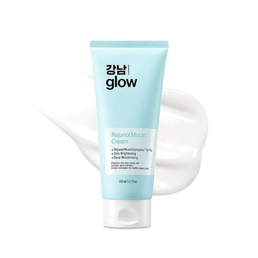 Rejunol Mucin PDRN Facial Cream 6.76 floz - 91.5% Snail Mucin Moisturizer with Hyaluronic Acid & Panthenol I Korean Skin Care I Face Moisturizer for Women | Salmon DNA