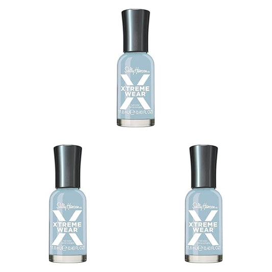 Sally Hansen Xtreme Wear, Cloud 9, Nail Polish, Doesn't Chip, Beautiful Colors, Long Lasting, Fade Resistant, Easy to Apply, 0.4oz (Pack of 3)