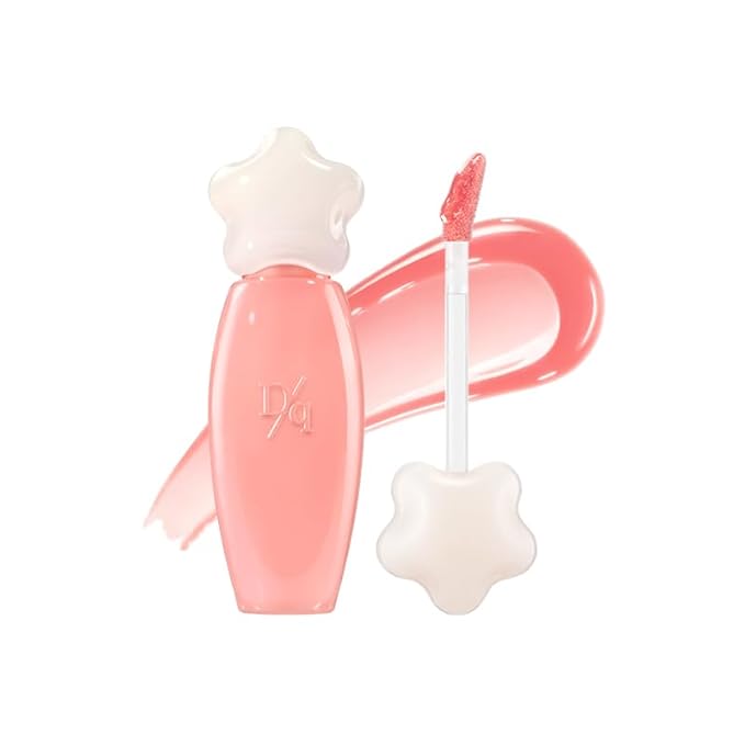 dasique Pure Water Lip Gloss 0.09 oz | Variety of Colors | Dewy Gloss | Buildable Gloss Tesxture | Non-Sticky | K-beauty (#01 Coral Juice)