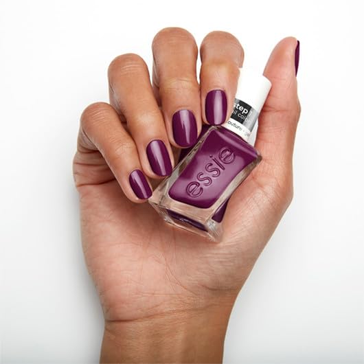 essie Gel Couture Nail Polish, Long-Lasting Vibrant Purple Nail Polish, Vegan, Paisley The Way, 0.46 fl oz