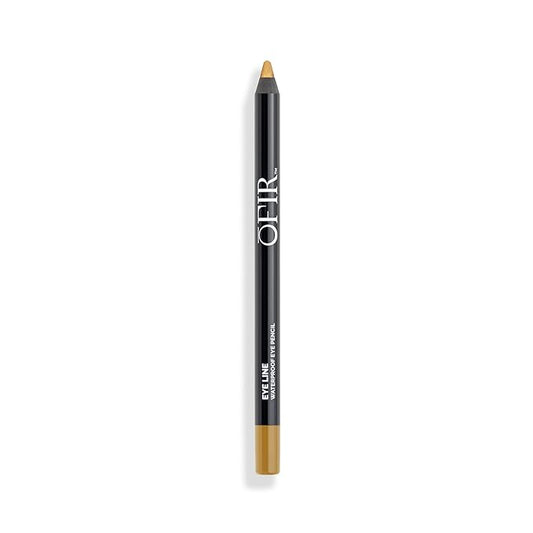 OFIR Waterproof Eye Pencil | Vegan, Cruelty-Free & Smudge-Proof | Creamy Gel Formula for Smooth Application | Long-Lasting, Full-Coverage, Precise Eyeliner Pencil (Gold Dust - Bright Gold)