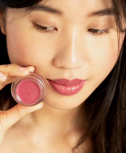 Ere Perez - Natural Carrot Color Pot | For Lips + Cheeks | Buildable, Blendable, Creamy, Vibrant, Satin Finish | Cacao Butter, Avocado + Castor Seed Oil | Vegan, Cruelty-Free, Clean Beauty (Holy)