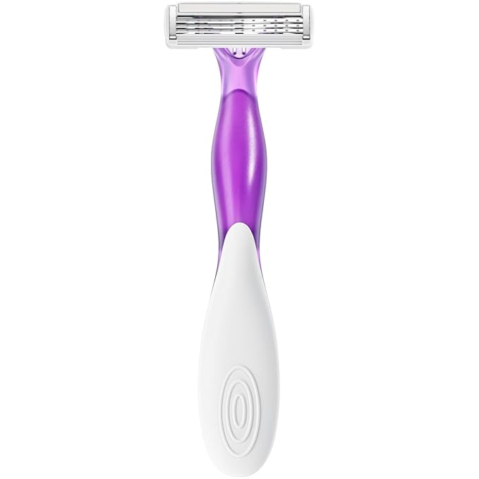 BIC Soleil Escape Women's Disposable Razors, 3 Blades for a Comfortable Shave, Pack of Rose and Magnolia Scented Handle Shaving Razors for Women, 3 Count