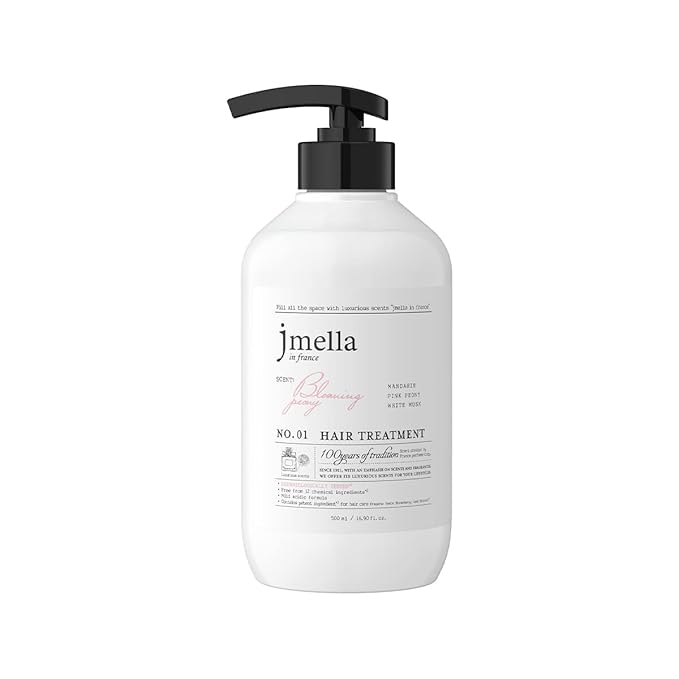 jmella in FRANCE Blooming Peony conditioner 16.9 floz with luxury frangrance- Chemical free- Strawberry leaf extract -4 types of plants oil -17 types of amino acid complex,Hydrolyzed Collagen