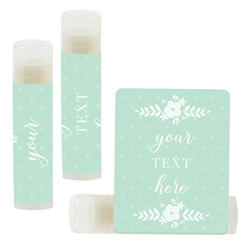 Andaz Press Personalized Lip Balm Party Green,