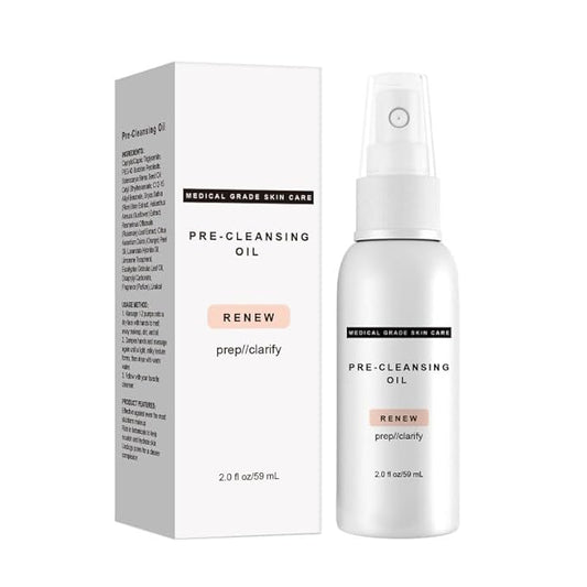 Pre-Cleansing Oil - Makeup Remover Oil to be Paired with Facial Cleanser - Cleanser for Face, Makeup, & Preps for Cleansing(1PCS)