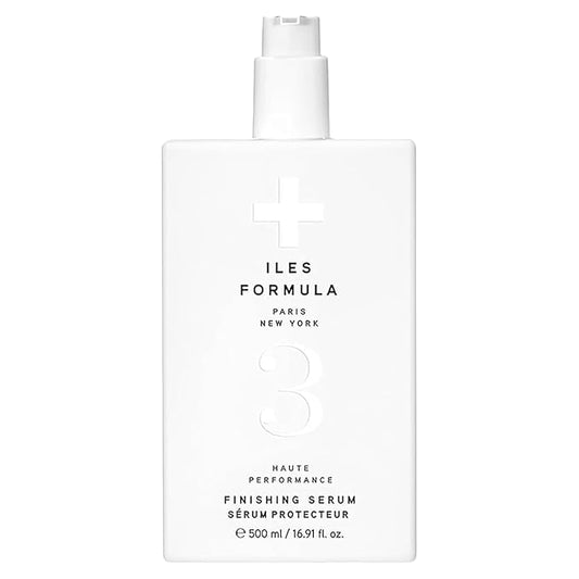 ILES FORMULA Weightless Styling Cream & Finishing Serum with Heat Protection, Non-Greasy Hair Repair Treatment for Damaged Hair, Anti-Frizz Blow Dry Product with Silk Extract & Macroloba Seed (500mL)