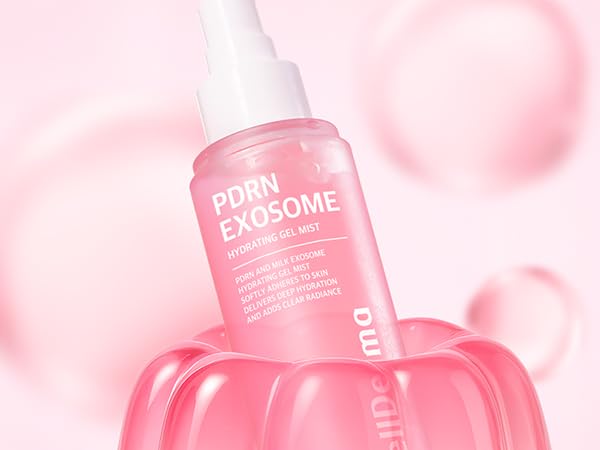 WELLDERMA PDRN Exosome Gel Mist, 100ml / 3.38 fl.oz – Hydrating & Soothing Hydrogel Face Mist with Collagen, Peptides, Hyaluronic Acid, and Botanical Extracts for Daily Skincare