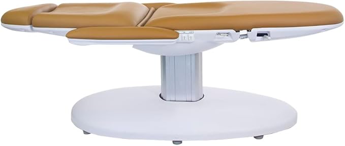 SKINACT Venus Camel Orange Electric Medical Spa Treatment Table/Chair with Free Hand Remote Control