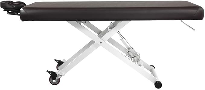 SKINACT Stella Electric Medical Spa Treatment Table (Facial Chair/Bed) ADA Compliant (Brown)