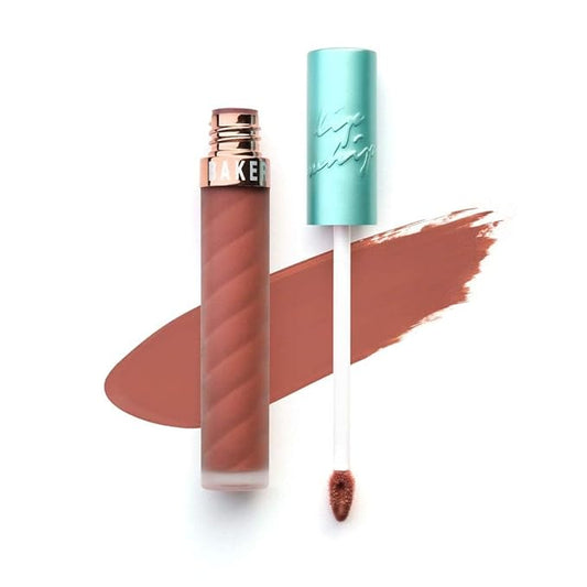 Beauty Bakerie Lip Whip Liquid Lipstick for Women, Waterproof Lip Gloss, Tint, Stain Long Lasting Hydrating Moisturizer, Matte or Metallic, 3.5mL, Gingersnap