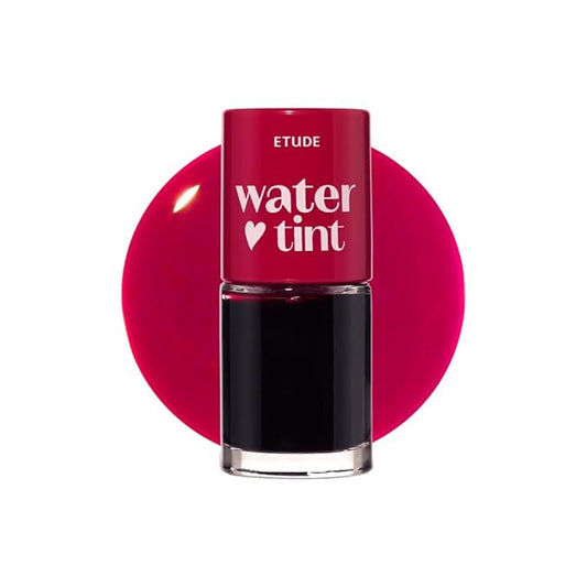 ETUDE Dear Darling Water Tint - Red Grapefruit Ade (9g) | Vivid Color Lip Stain with Moisturizing Weightless & Non-sticky Finish Lip Stain | Korean Makeup, Kbeauty