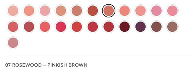 Radiant Professional Advanced Care Lipstick - Ultra Nourishing, Moisturizing Long Lasting Matte Lipstick With Vitamin E- UVA UVB Filters For Sun Protection- VELVET (07 ROSEWOOD – PINKISH BROWN)