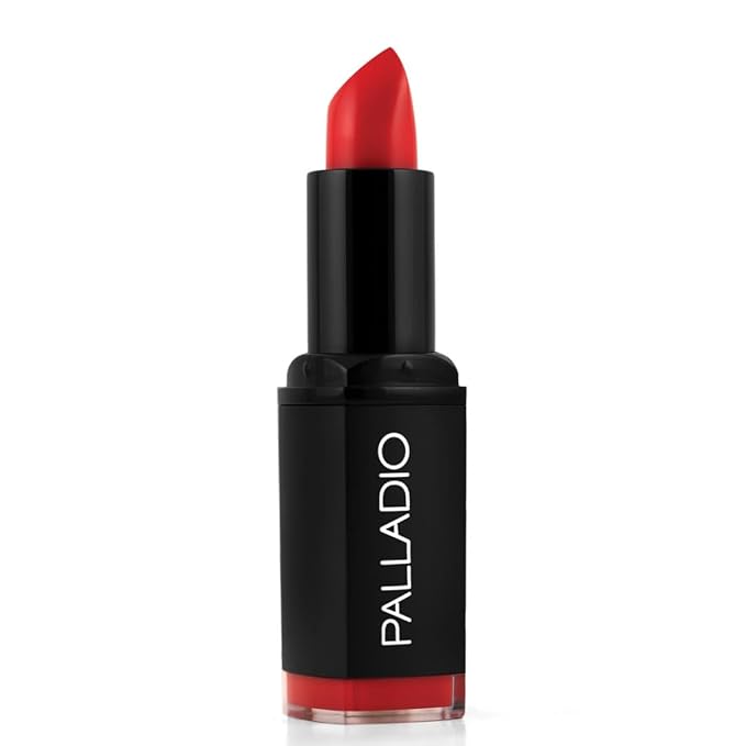 Palladio Herbal Matte Lipstick, Coral, Creamy and Full Coverage Long Lasting Matte Lipstick