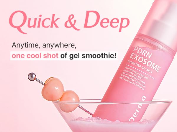 WELLDERMA PDRN Exosome Gel Mist, 100ml / 3.38 fl.oz – Hydrating & Soothing Hydrogel Face Mist with Collagen, Peptides, Hyaluronic Acid, and Botanical Extracts for Daily Skincare