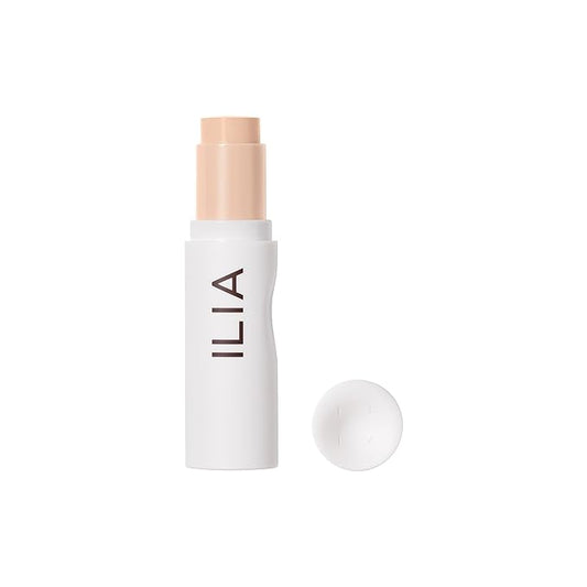 ILIA - Skin Rewind Complexion Stick - Foundation + Concealer + Skincare | Non-Toxic, Vegan, Cruelty-Free, Clean Makeup (4N - Holly, 0.35 oz | 10 g)
