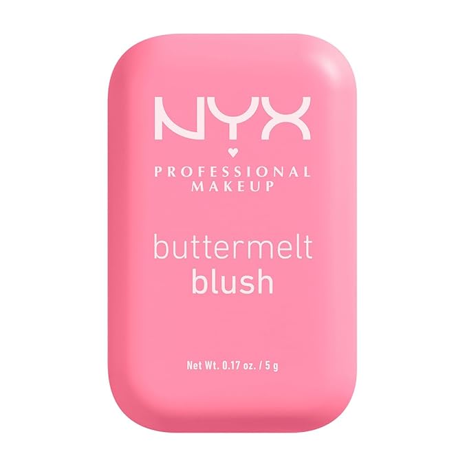 NYX PROFESSIONAL MAKEUP Buttermelt Powder Blush, Fade and Transfer-Resistant Blush, Up to 12HR Make Up Wear, Vegan Formula - Butta Together