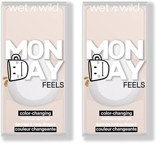 wet n wild Mood Makeup Sponge Monday Feels (Pack of 2)