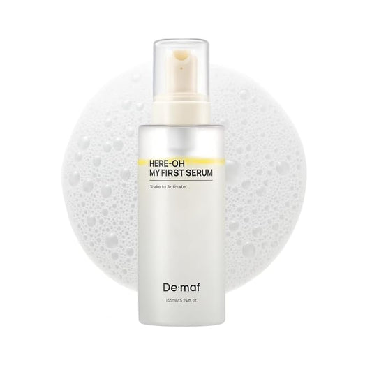 Here-Oh My First Hydrating Serum with Hyaluronic Acid | Facial Serum for Glowing Skin & Skin Barrier Repair | Korean Serum for Dry Skin & Sensitive Skin (5.24 fl oz)