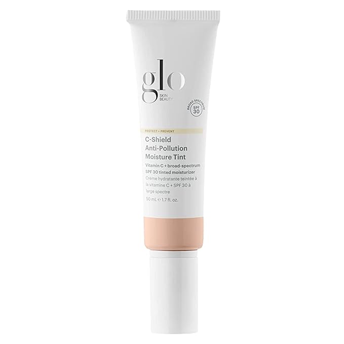 Glo Skin Beauty C-Shield Anti-Pollution Moisture Tint - Tinted Moisturizer With SPF 30 for Face, Broad Spectrum Protection & Vitamin C, 1.7 Oz (1N-Fair)