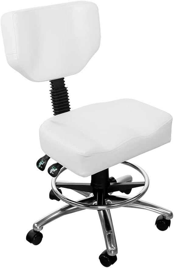 SKINACT Comfortable Esthetician Chair (White)