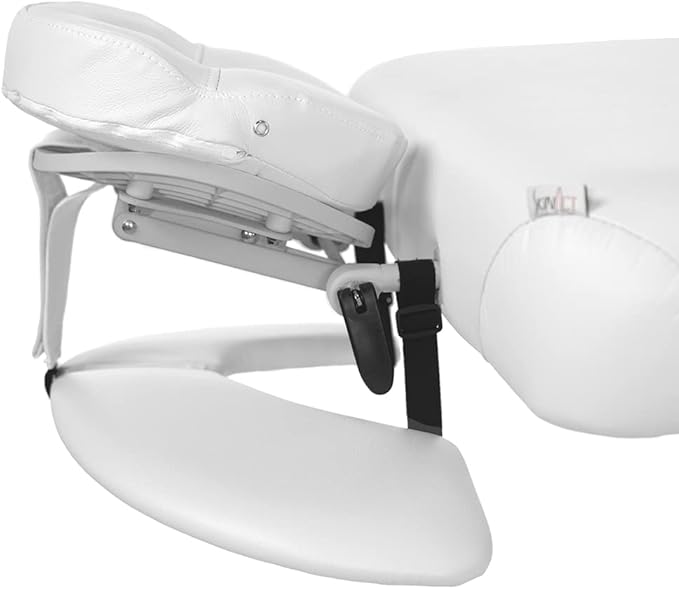 SKINACT Stella Electric Medical Spa Treatment Table (Facial Chair/Bed) ADA Compliant (White)