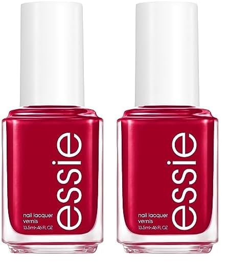 essie Nail Polish, Glossy Shine Red, Forever Yummy, 0.46 Ounce (Pack of 2)