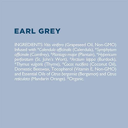 Natural Earl Grey Lip Balm, Bergamot Herbal