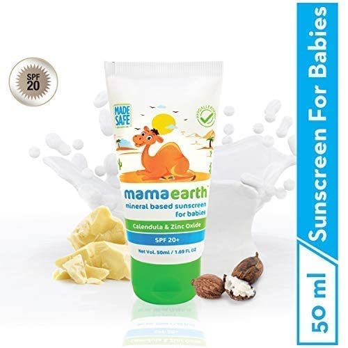 Mamaearth Mineral Based Baby Sunscreen | Gentle