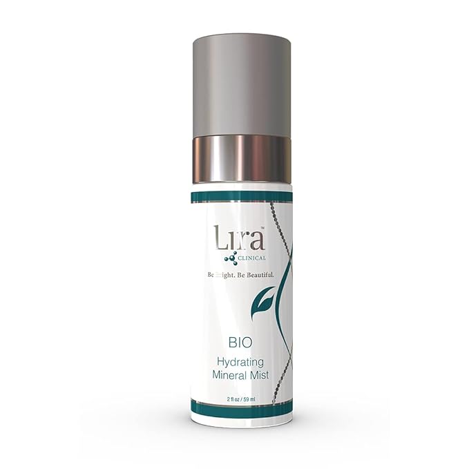 Lira Clinical BIO Hydrating Mineral Mist - Face Mist Hydrating Spray with Plant Stem Cells - Calming & Glowing Facial Mist - 2 Ounce