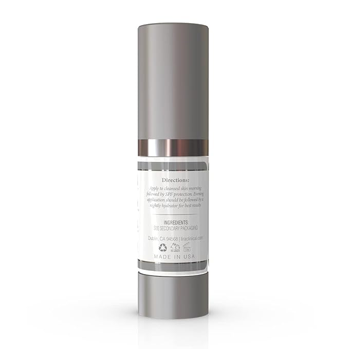 Lira Clinical PRO Lite Serum – Discoloration Correcting Face Serum for Women – Dark Spot Remover with Vitamin C & Hyaluronic Acid – Pore Tightening & Hydrating Skincare – Professional Facial Care