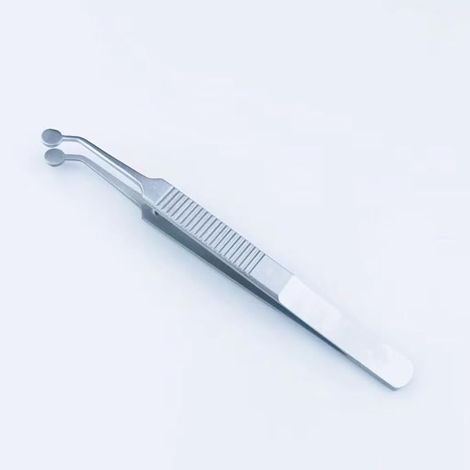 Round Tip stainless steel tweezer Arita Tauber Meibomian gland expression forceps Eyelid massage forceps