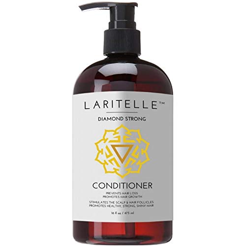Laritelle Organic Conditioner – Diamond Strong – 16 oz – Organic Hair Conditioner for Hair Loss Prevention & Growth – Strengthens, Softens & Nourishes – Made in USA