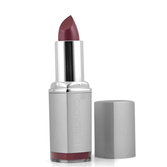Palladio Herbal Lipstick, Rich Pigmented and Creamy, Infused with Aloe Vera, Chamomile & Ginseng, Prevents Lips from Drying, Combats Fine Lines, Long Lasting Lipstick, Wine Shine